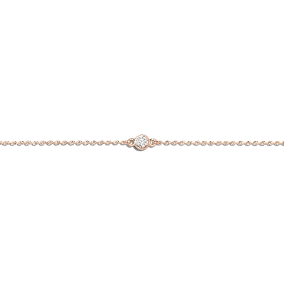 Aurate New York Xl Diamond Bezel Bracelet In Rose