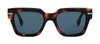 Fendi Men Fe40078i 53v Square Sunglasses In Blue