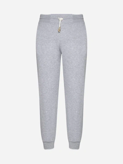 D4.0 Cotton-blend Track Trousers In Grey