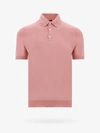 Nugnes 1920 Regular Fit Cotton Polo Shirt In Pink