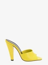 Paris Texas Olivia 120mm Open-toe Mules In Yellow
