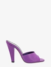 Paris Texas Olivia 120mm Open-toe Mules In Purple