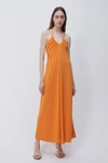Simkhai Hayes Maxi Dress In Tangelo