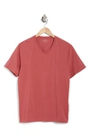 Vince V-neck T-shirt In Pink