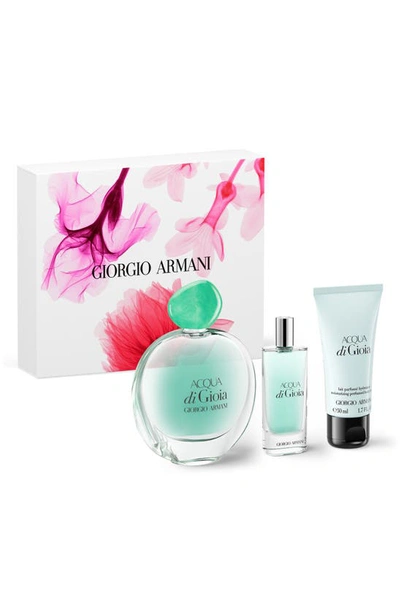 Armani Beauty Acqua Di Gioia Eau De Parfum Set Usd $167 Value