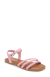 STEVE MADDEN KIDS' JGEORJIA ANKLE STRAP SANDAL