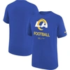 NIKE YOUTH NIKE ROYAL LOS ANGELES RAMS SIDELINE LEGEND PERFORMANCE T-SHIRT