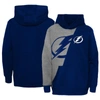 OUTERSTUFF PRESCHOOL GRAY/BLUE TAMPA BAY LIGHTNING UNRIVALED PULLOVER HOODIE