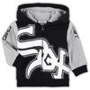 OUTERSTUFF INFANT BLACK CHICAGO WHITE SOX POSTER BOARD FULL-ZIP HOODIE