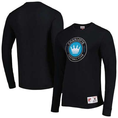 Mitchell & Ness Men's  Black Charlotte Fc Legendary Long Sleeve T-shirt