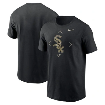 Nike Black Chicago White Sox Camo Logo T-shirt