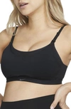 Nike Women's Alate (m) Light-support Lightly Lined Nursing Sports Bra (maternity) In Black/ Cool Grey