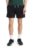 Reigning Champ Straight-leg Cotton Track Shorts In Black