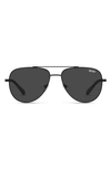 QUAY THE WINGMAN 57MM POLARIZED AVIATOR SUNGLASSES
