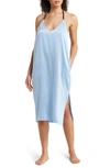Lunya Washable Silk Slip Dress In Equanimity Sky