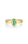 Lafonn Lab Grown Green Sapphire Ring In Green