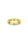 Lafonn Simulated Diamond Eternity Band In Gold Multi