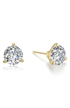 Lafonn Women's 18k Rose Goldplated Sterling Silver & Simulated Diamond Stud Earrings In White/ Gold
