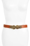 RAINA RAINA PINA LEATHER BELT