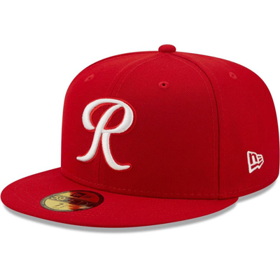 New Era Red Tacoma Rainiers Authentic Collection 59fifty Fitted Hat