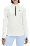 ON CLIMATE KNIT QUARTER-ZIP RUNNING TOP