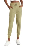 Blanc Noir Mastermind Jogger In Burnt Olive In Olive Drab