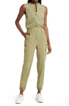 Blanc Noir Indicator Jumpsuit In Olive Drab