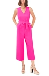 VINCE CAMUTO BELTED CROP JUMPSUIT