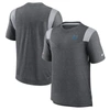 Nike Heather Charcoal Indianapolis Colts Sideline Tonal Logo Performance Player T-shirt In Heather Charcoal