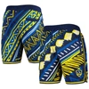 MITCHELL & NESS MITCHELL & NESS NAVY LA GALAXY TRIBAL FASHION SHORTS