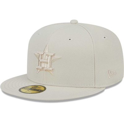 New Era Khaki Houston Astros Tonal 59fifty Fitted Hat