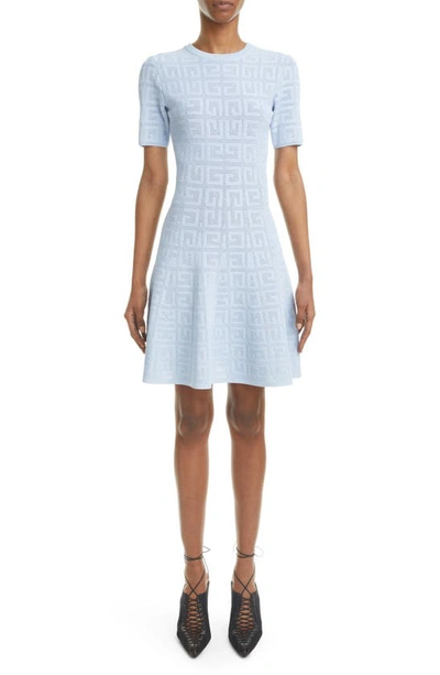 Givenchy 4g Pointelle Mini Dress In 453