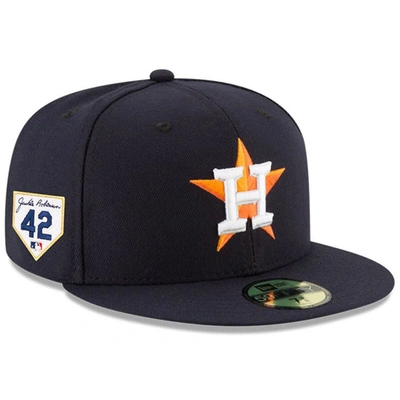 New Era Navy Houston Astros 2023 Jackie Robinson Day 59fifty Fitted Hat