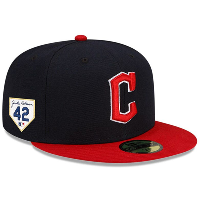New Era Navy Cleveland Guardians 2024 Jackie Robinson Day 59fifty Fitted Hat