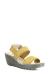 FLY LONDON YACO PLATFORM WEDGE SANDAL