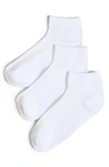 Stems 3-pack Everyday Ankle Socks In White