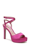 Naturalizer Pnina Tornai For  Ai Ankle Strap Platform Sandal In Pink Fabric