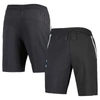 Adidas Originals Adidas Black Minnesota United Fc 2023 Player Travel Shorts In Charcoal
