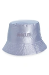 Moncler Nylon Bucket Hat In Purple