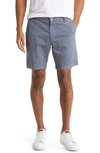 Ag Wanderer 8.5-inch Stretch Cotton Chino Shorts In Sulfur Worn Indigo