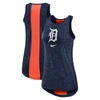 NIKE NIKE NAVY DETROIT TIGERS RIGHT MIX HIGH NECK TANK TOP