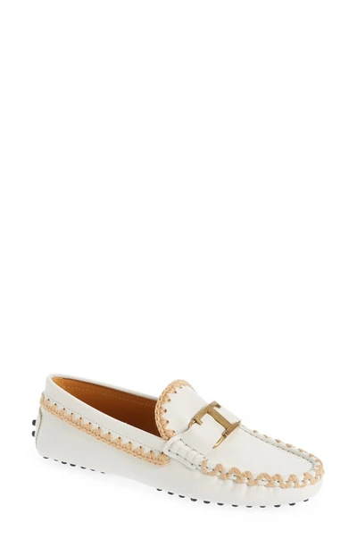Tod's T Timeless Loafer In White