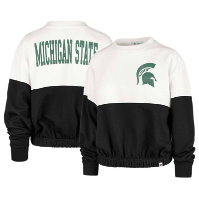 47 ' White/black Michigan State Spartans Take Two Bonita Pullover Sweatshirt
