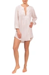 EVERYDAY RITUAL HAILEY STRIPE COTTON PAJAMA TUNIC