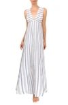 EVERYDAY RITUAL AMELIA STRIPE COTTON NIGHTGOWN