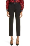 Dolce & Gabbana Stretch Wool Tailored Pants In Black