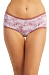 Free People Intimately Fp Hipster Panties In Wisteria Combo