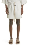 Fear Of God Eternal Virgin Wool & Cashmere Shorts In Cement