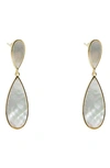 Argento Vivo Mother-of-pearl Drop Earrings In Gold