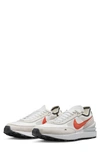 Nike Gray Waffle One Sneakers In White